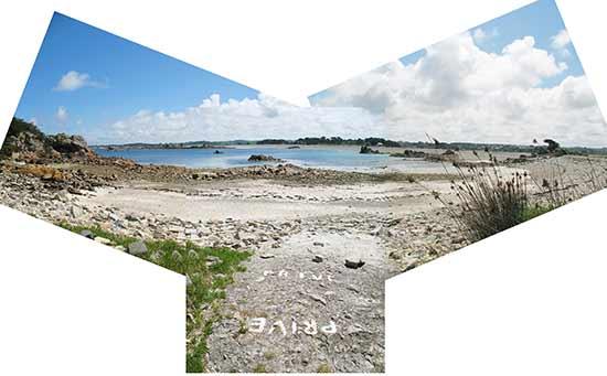 Sur l'île Ziliec à Bugueles Sur l'île Ziliec à Bugueles