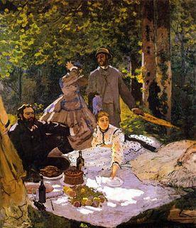 Monet - Déjeuner sur l'herbe, 1866