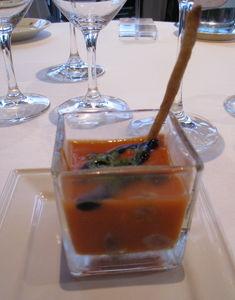 Le soir où j'ai dîné dans un restaurant lyonnais étoilé mise_en_bouche_gaspacho