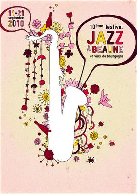 amélioration des affiches pour le festival de jazz à beaune