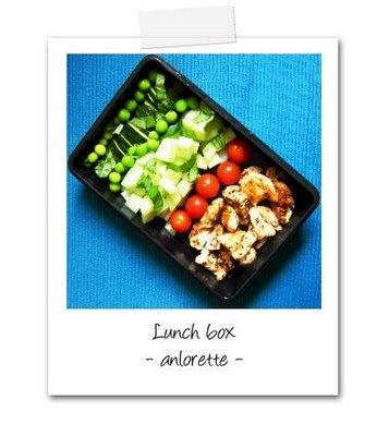 Petite idée de lunch box estivale : poulet au citron et légumes verts croquant