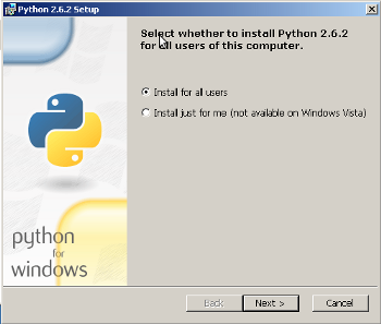 Gimp - Installer Python sur Windows