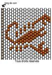 Grilles Oeil d'Horus , Scarabée et Ankh scorpion_signe