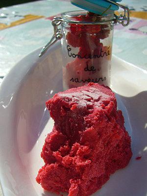 Délice glacé aux framboises Délice glacé aux framboises