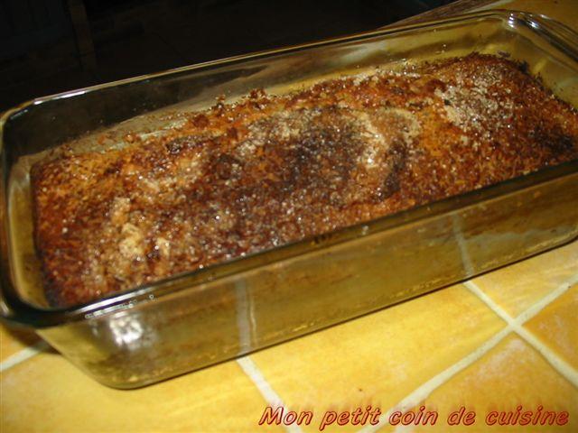 Desserts sans gluten et/ou sans lait Gâteau à la mousse de banane