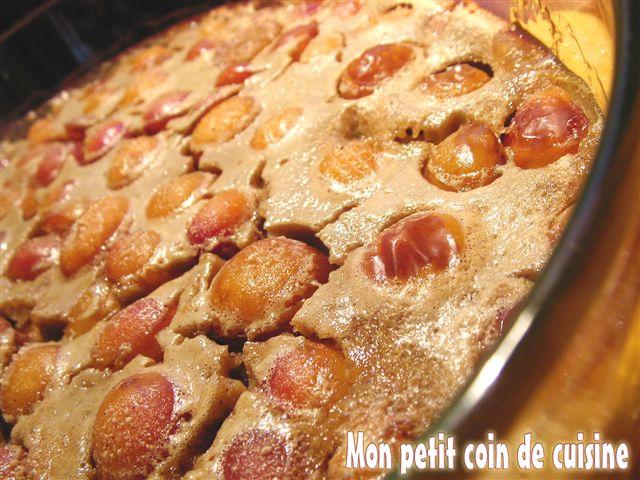 Desserts sans gluten et/ou sans lait Clafoutis aux mirabelles sans lait de vache et sans gluten