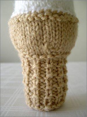 Scooped ou comment tricoter des glaces patron glace tricot