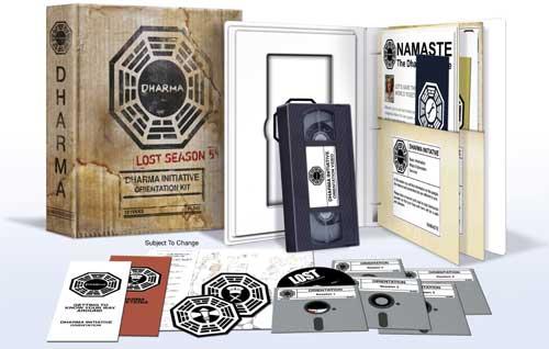 Lost saison 5 en DVD éditions limitées : The Dharma Initiation Kit