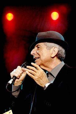 Léonard Cohen en concert en France