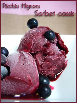 Cassis, Glace, Sorbet, Facile