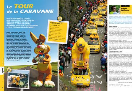Tour de France 2009 : le magazine ALPEO sort un dossier exclusif sur le Tour et sa caravane