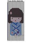 Grilles Kokeshi kokeshibleu1_signe
