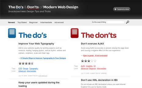 Web Do's and Dont's