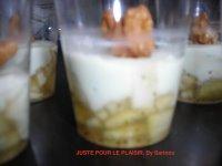 VERRINES POIRES ROQUEFORT MIEL VERRINES POIRES ROQUEFORT MIEL