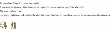 MissCaca3, juil. 2009 Miss Caca découvre les jouets écologiques!