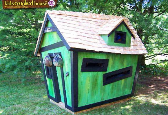 crooked-house Kids Crooked House // custom playhouses for kids