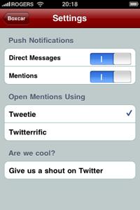  Boxcar: les notifications de Twitter en «push» sur votre iPhone