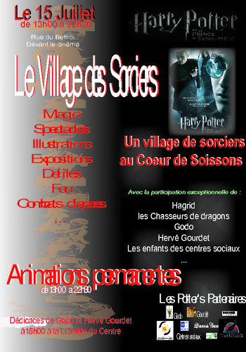 Pour la sortie d’Harry Potter, un village de sorciers au coeur de Soissons Pour la sortie d’Harry Potter, un village de sorciers au coeur de Soissons