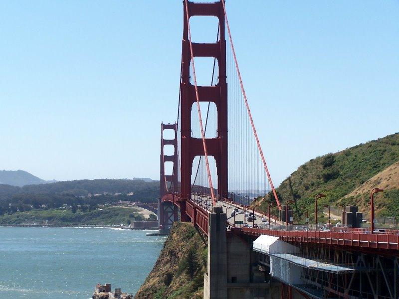 Le Golden Gate Bridge, une des sept merveilles du monde moderne