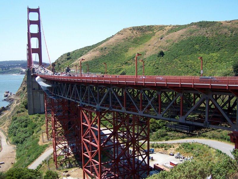 Le Golden Gate Bridge, une des sept merveilles du monde moderne