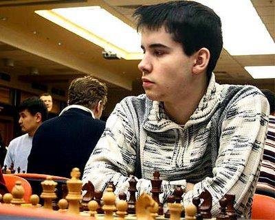 Ian Nepomniachtch, leader surprise du tournoi rapide de Natanya © ChessBase 