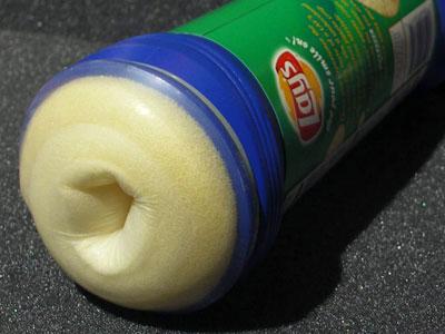 masturbateur fait maison version fleshlight