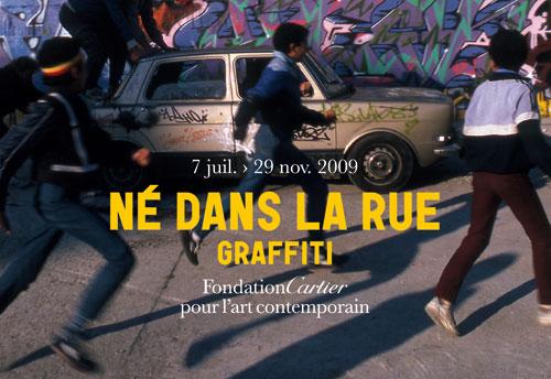Exposition Né dans la rue – Graffiti à la Fondation Cartier, Paris