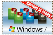 Microsoft solde Windows 7 ...