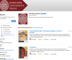 Harvard ouvre une boutique de 1000 ouvrages sur Scribd