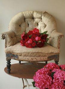 Scarlet and Violet armchair