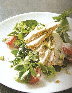 Salade fraicheur de poulet tikka