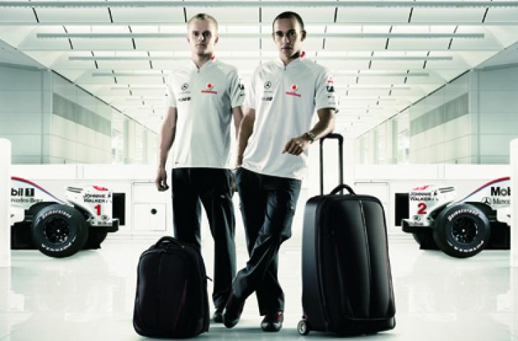 Samsonite x Mc Laren lancent une ligne de bagages samsonite mclaren bagages