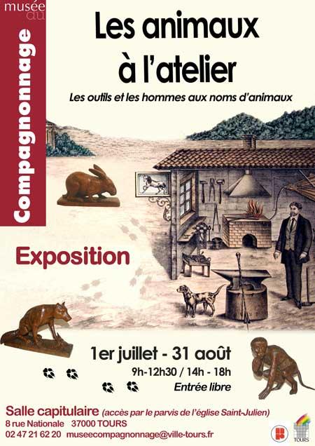 Exposition gratuite « Les Animaux à l'atelier » au Musée du Compagnonnage de Tours