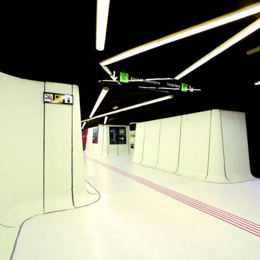 Drassanes Metro Barcelona Metro Station Drassanes, Barcelona