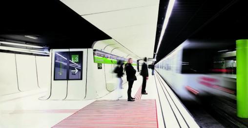 Drassanes Metro Barcelona Metro Station Drassanes, Barcelona