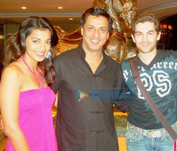 Promotion of the film 'Jail' in Chandigarh, Mugdha Godse, Madhur Bhandarkar, Neil Nitin Mukesh Article sans titre