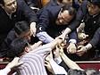 Lawmakers brawl in South Korea