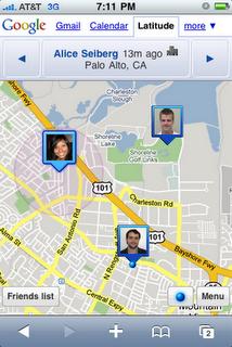 Google Latitude pour iPhone est décevant