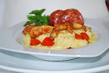 Risotto au poulet et chorizo Hebergeur d'images