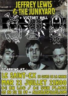 Compte-rendu du concert de Jeffrey Lewis & the Junkyards, le 21/07 au Saint-Ex (Bordeaux)