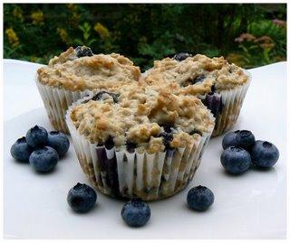 Muffins avoine et bleuets Muffins avoine et bleuets