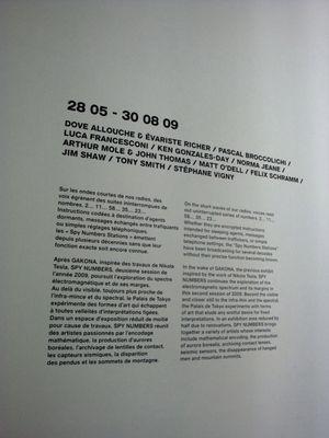 Spy Numbers au Palais de Tokyo DSC02102