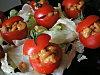 Tomates farcies aux crevettes coco Tomates farcies aux crevettes coco