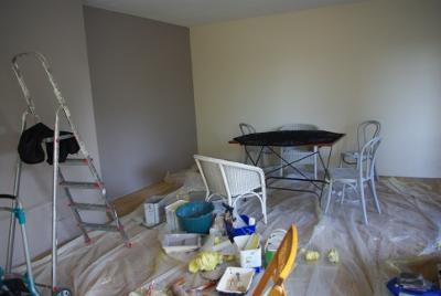 Salon en chantier Salon en chantier