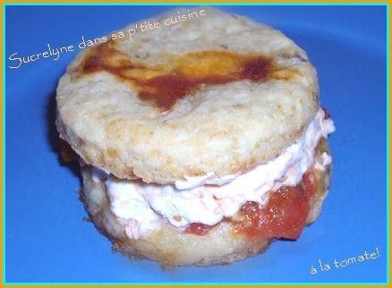 Mini burger à la tomate et au fromage de chèvre burger_1