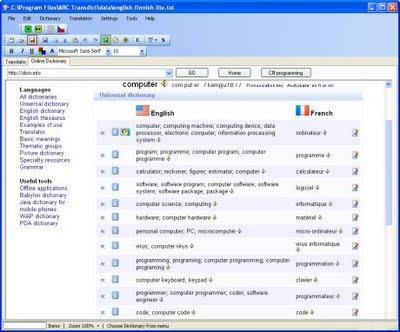 ABC TransDict 2008 - free translator v 3.7.1.0