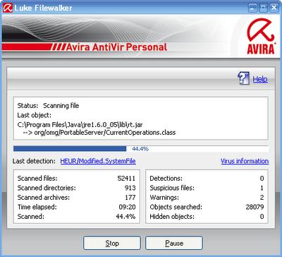 Avira AntiVir Personal Edition - Free Avira AntiVir Personal Edition - Free