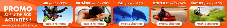 Vivez des émotions fortes avec les réductions Guide des sensations ! Promotion Le Guide des sensations