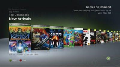 La liste des jeux à la demande du Xbox Live dévoilée