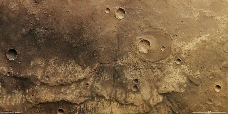 Maadim Vallis, canyon sur Mars